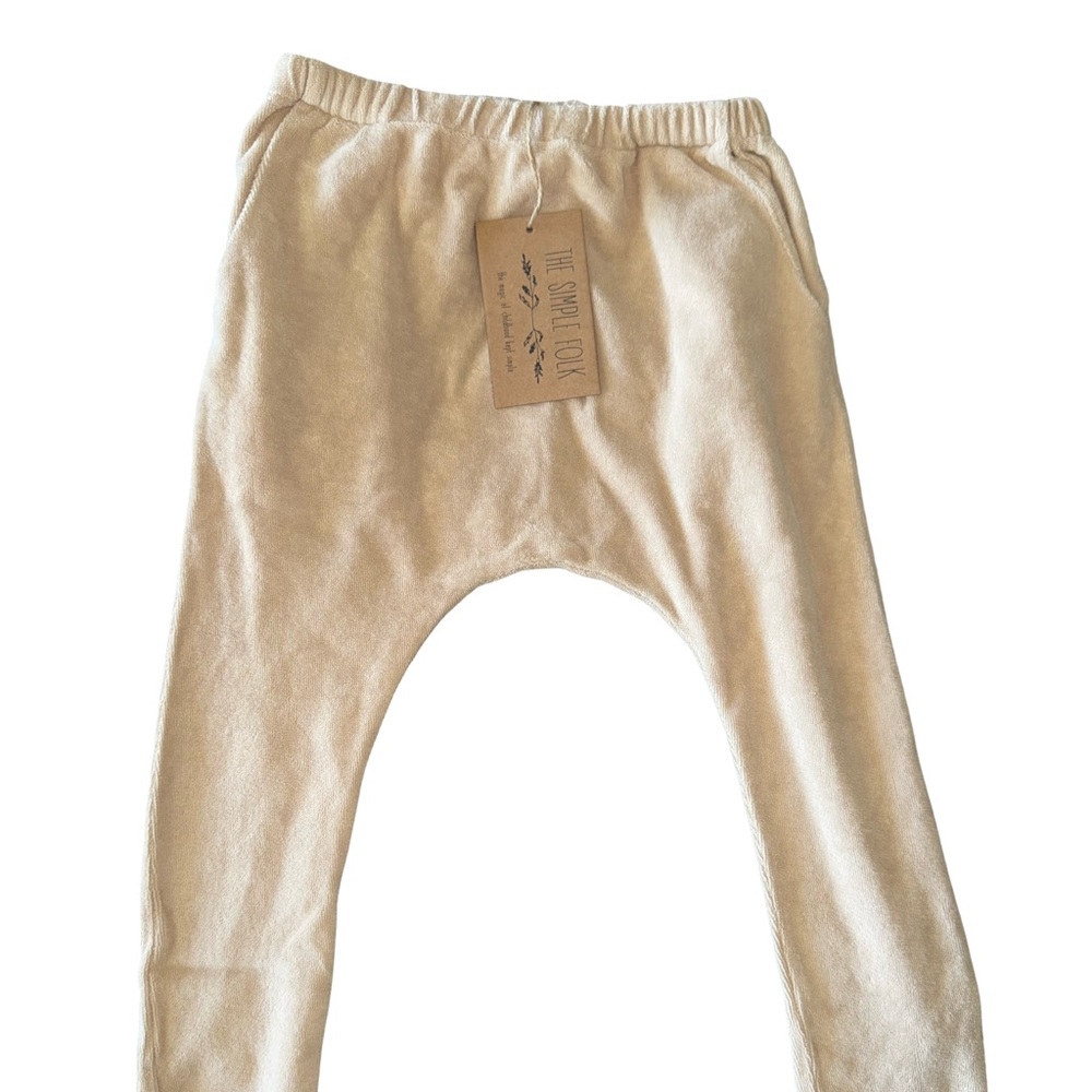 Simple Folk terry pants NWT